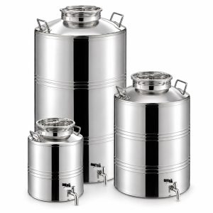 stainless steel olive oil storage tanks with taps