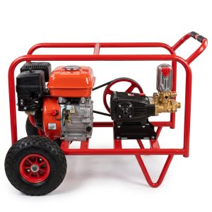 wheeled agricultural power sprayer cage trolley